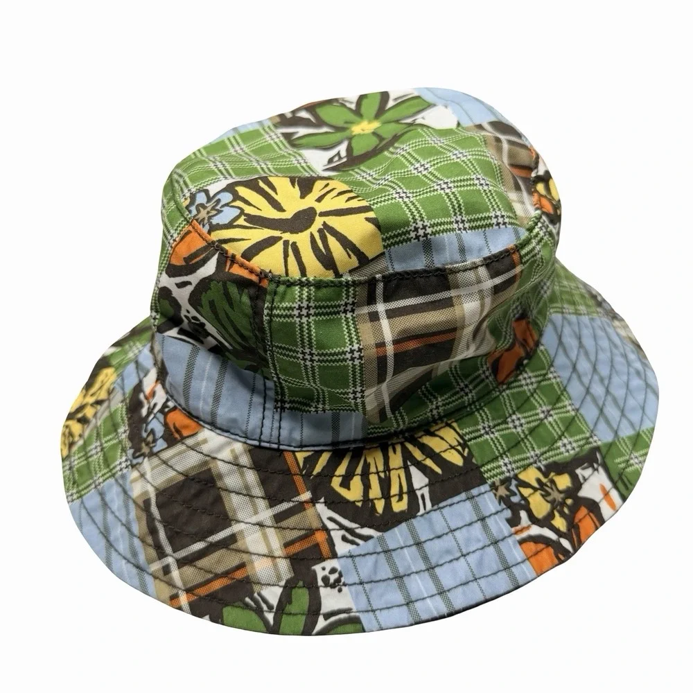Gymboree Mandras Patchwork Sunhat Aloha Hawaii Vintage Flower Sun Hat